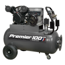 Sealey SAC3103B 100L Belt Drive Air Compressor 3hp with Front Control Panel