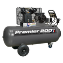 Sealey SAC3203B 200L Belt Drive Air Compressor 3hp with Front Control Panel