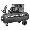 Sealey SAC3203B 200L Belt Drive Air Compressor 3hp with Front Control Panel