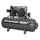 Sealey SAC32055B 200L Belt Drive Air Compressor 5.5hp 3ph