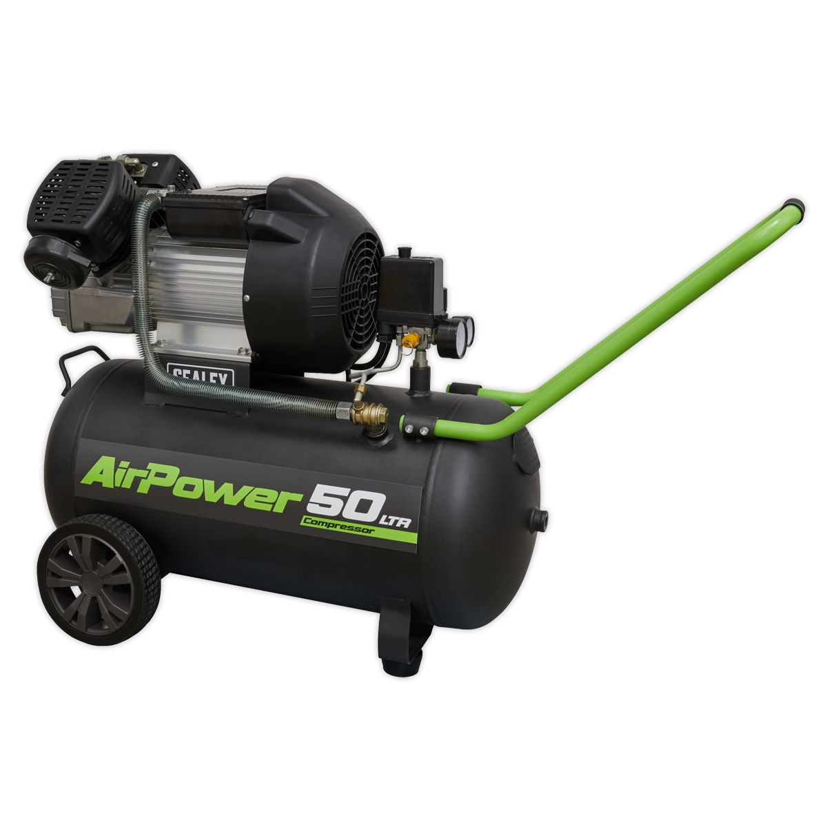 Sealey SAC5030VE 50L V-Twin Direct Drive Air Compressor 3hp