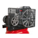 Sealey SACV52775B 270L Vertical Belt Drive Air Compressor 7.5hp 3ph 2-Stage with Cast Cylinders