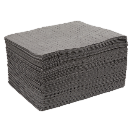Sealey SAP01 Spill Absorbent Pads - Pack of 100