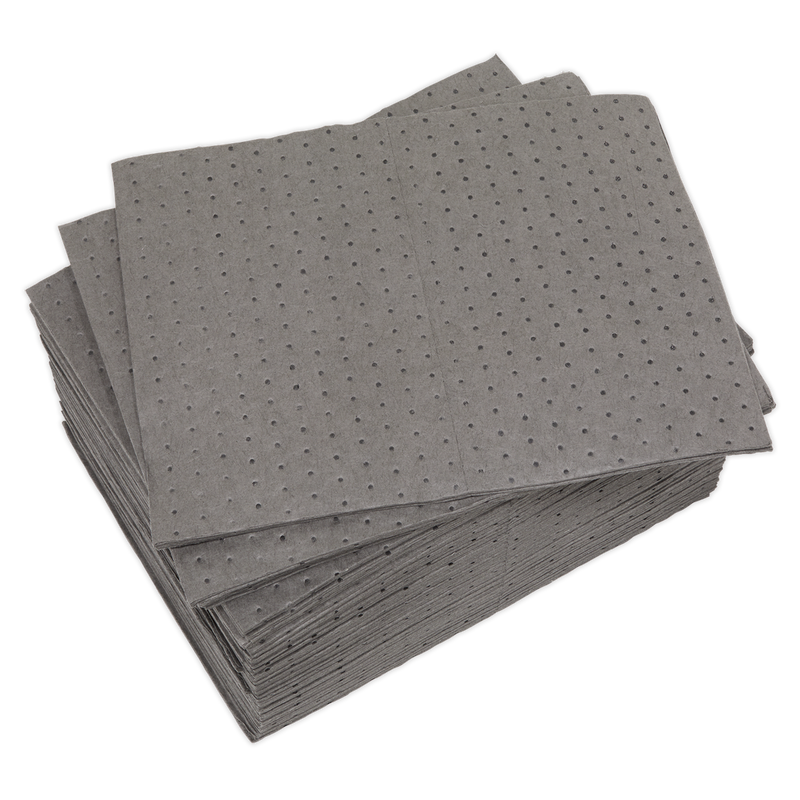 Sealey SAP01 Spill Absorbent Pads - Pack of 100