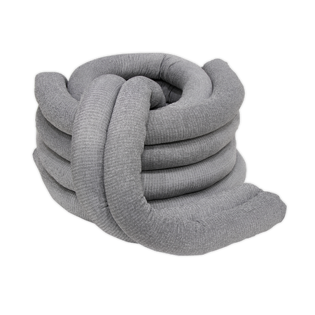 Sealey SAS10 80mm x 1.2m Spill Absorbent Sock - Pack of 10