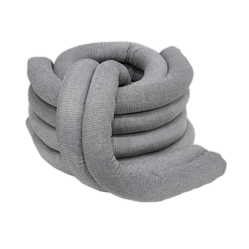Sealey SAS10 80mm x 1.2m Spill Absorbent Sock - Pack of 10