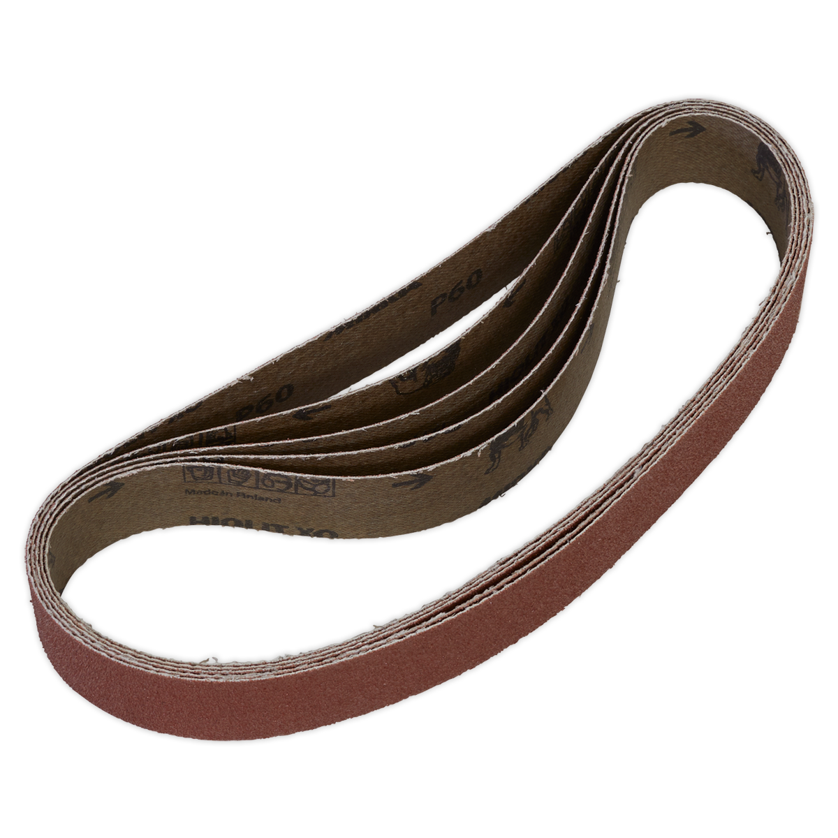 Sealey SB0010 60Grit 30 x 540mm Sanding Belt - Pack of 5