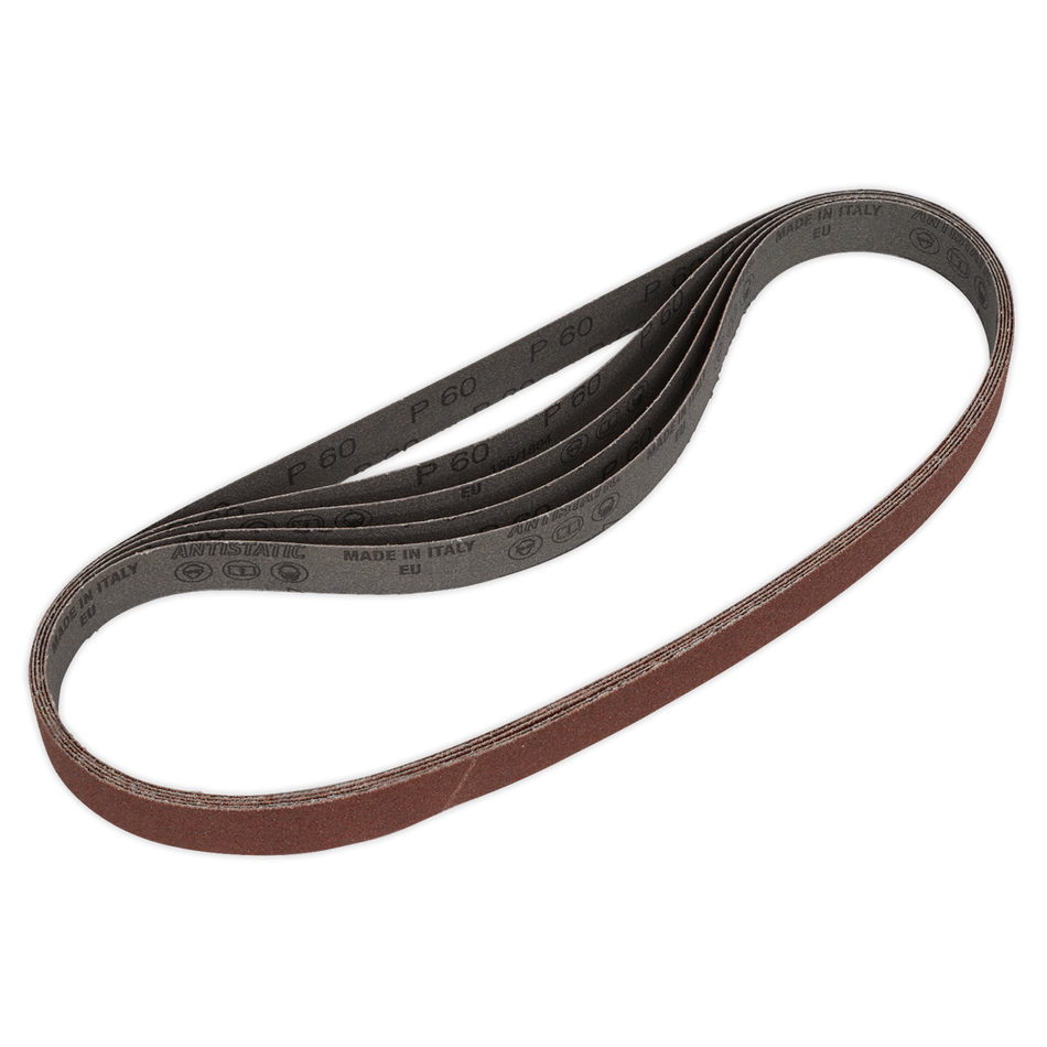 Sealey SB0020 60Grit 25 x 762mm Sanding Belt - Pack of 5