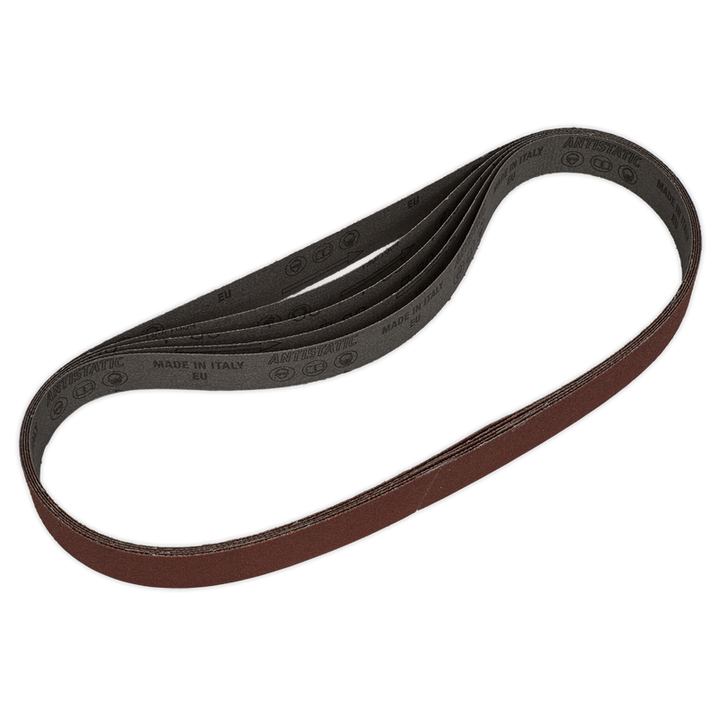 Sealey SB0021 80Grit 25 x 762mm Sanding Belt - Pack of 5