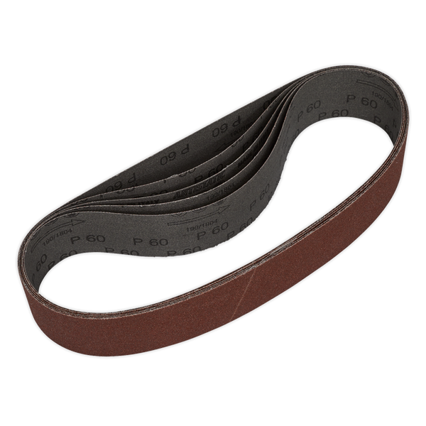 Sealey SB006 60Grit 50 x 686mm Sanding Belt - Pack of 5