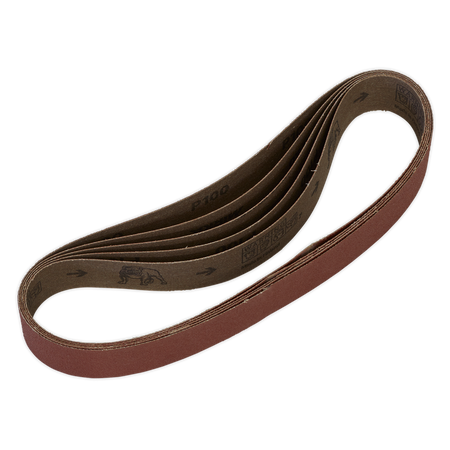 Sealey SB008 100Grit 30 x 540mm Sanding Belt - Pack of 5