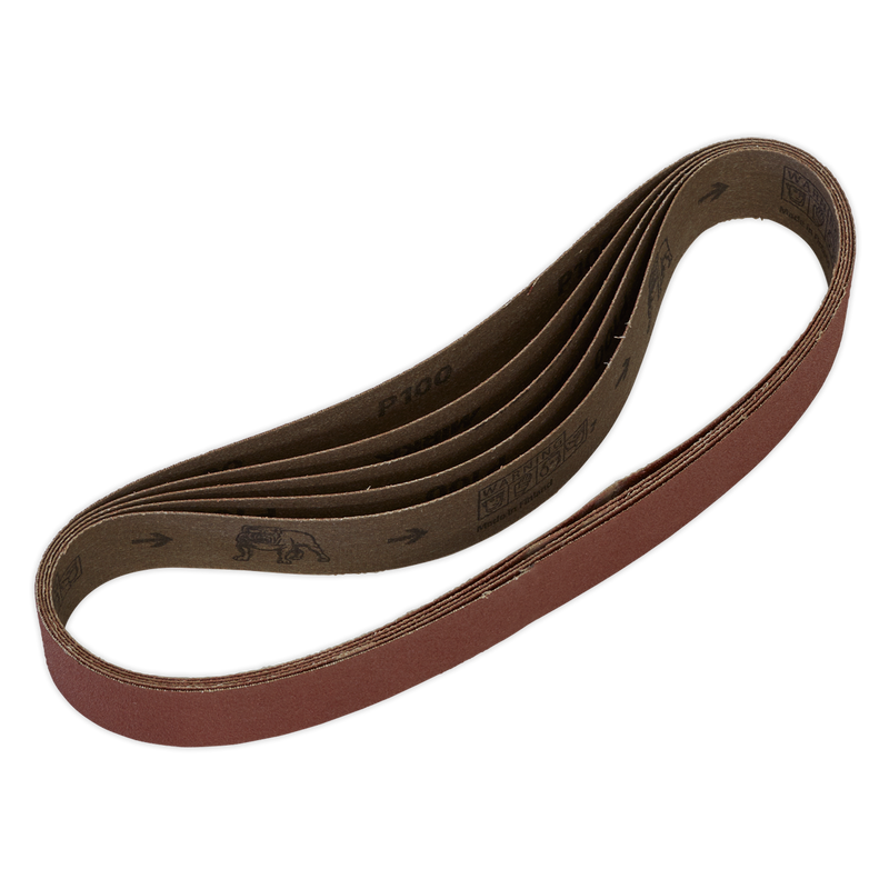 Sealey SB008 100Grit 30 x 540mm Sanding Belt - Pack of 5