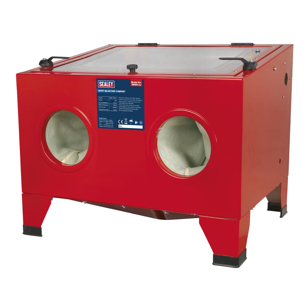 Sealey SB951 Shot Blasting Cabinet with Gun