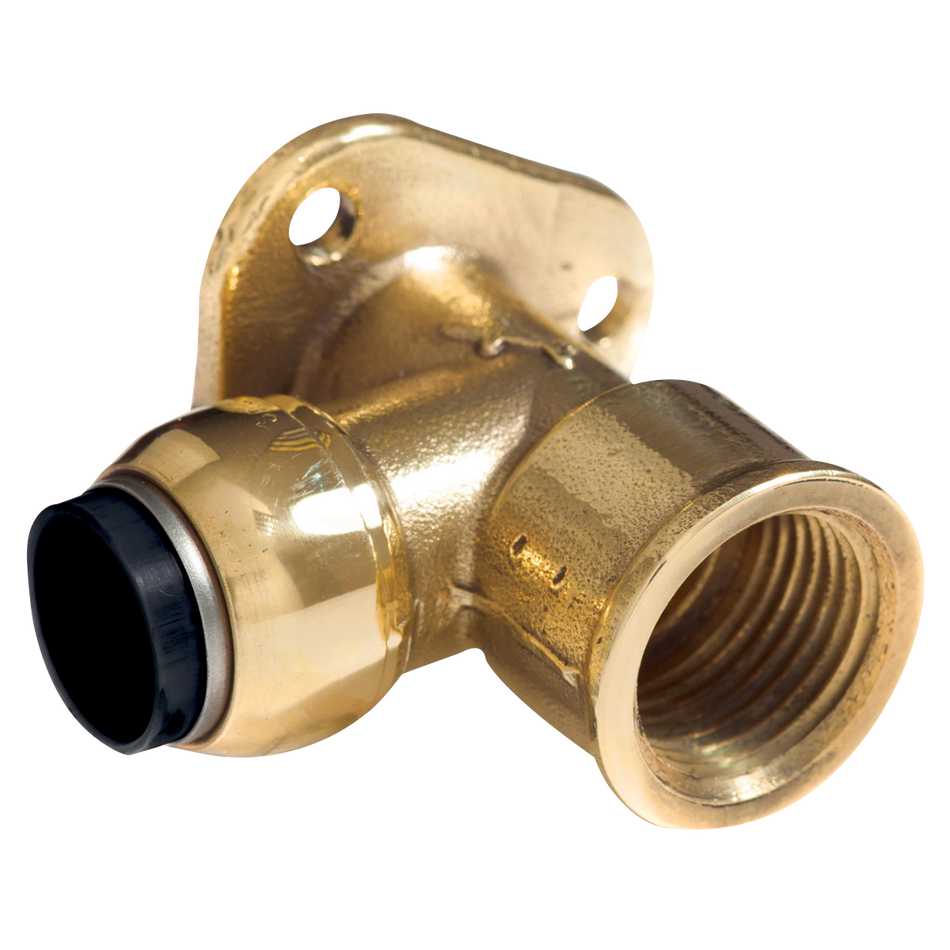 Sealey SBA15BWE Wingback Elbow 15mm x 1/2"BSP Brass Sharkbite