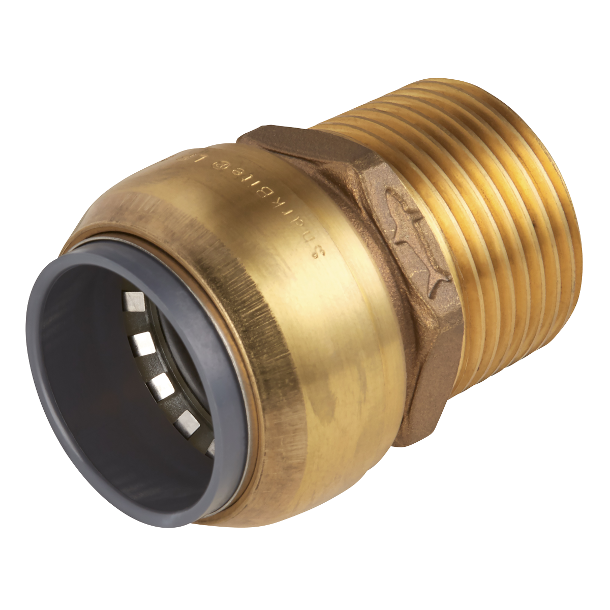 Sealey SBA22BSA 22mm x 3/4"BSPT Brass Straight Adaptor
