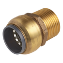 Sealey SBA22BSA 22mm x 3/4"BSPT Brass Straight Adaptor