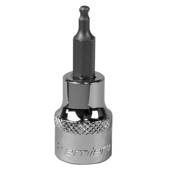 Sealey SBBH001 3mm 3/8"Sq Drive Ball-End Hex Socket Bit