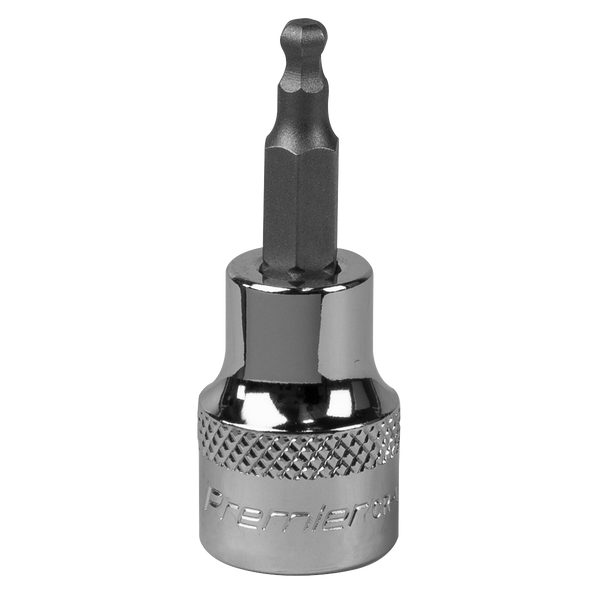 Sealey SBBH002 4mm 3/8"Sq Drive Ball-End Hex Socket Bit