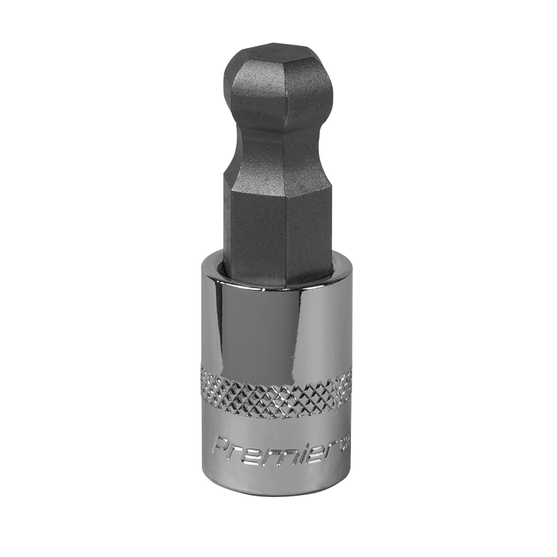Sealey SBBH009 12mm 3/8"Sq Drive Ball-End Hex Socket Bit