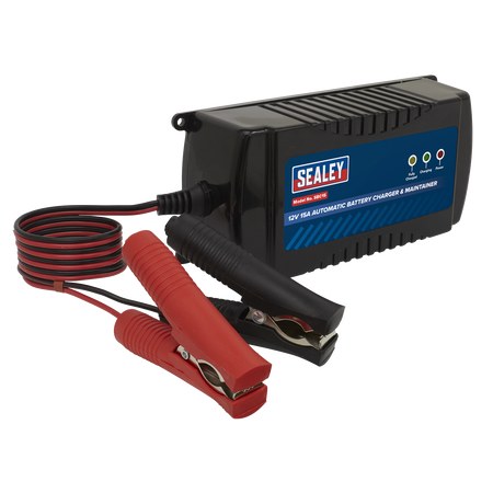 Sealey SBC15 12V 15A Automatic Battery Charger & Maintainer