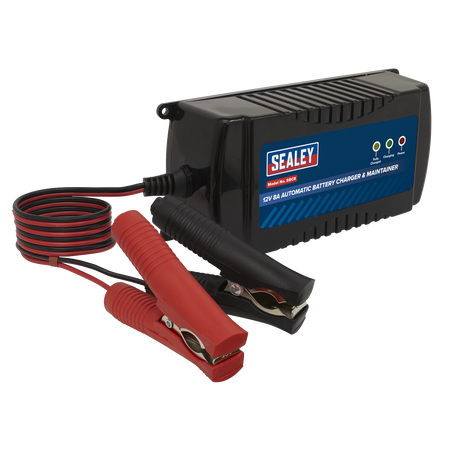 Sealey SBC8 12V 8A Automatic Battery Charger & Maintainer