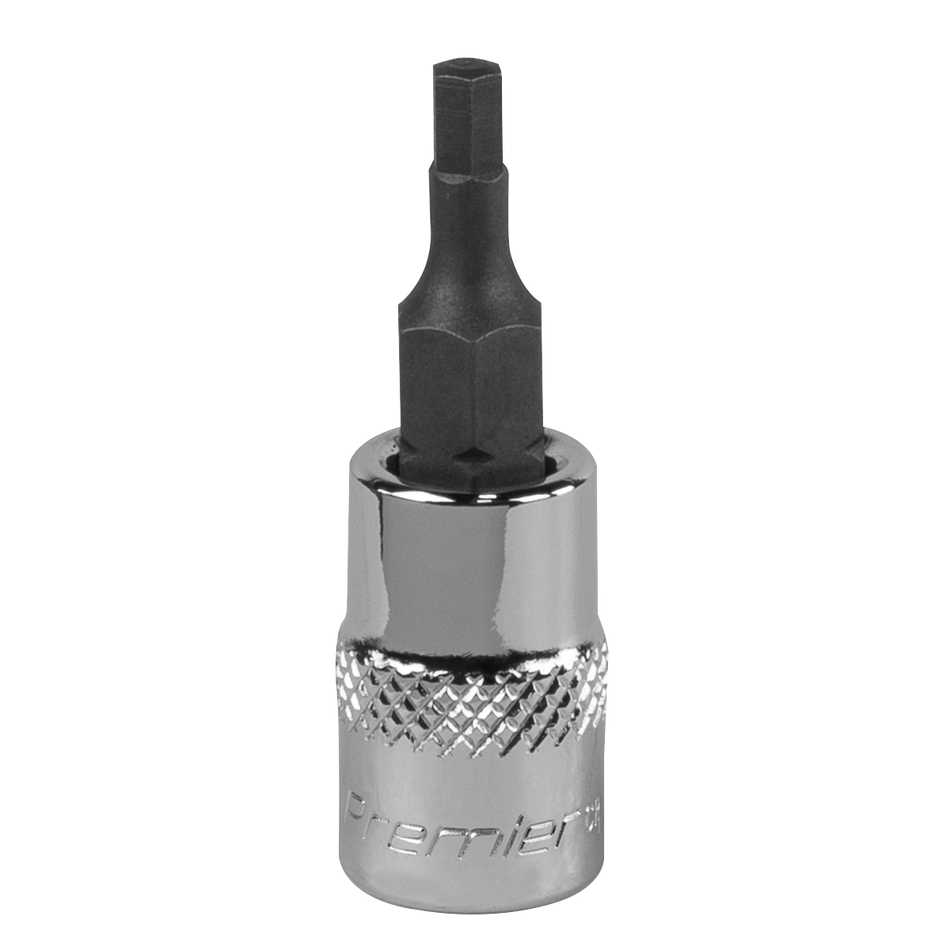 Sealey SBH001 3mm 1/4"Sq Drive Hex Socket Bit