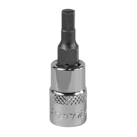 Sealey SBH002 4mm 1/4"Sq Drive Hex Socket Bit