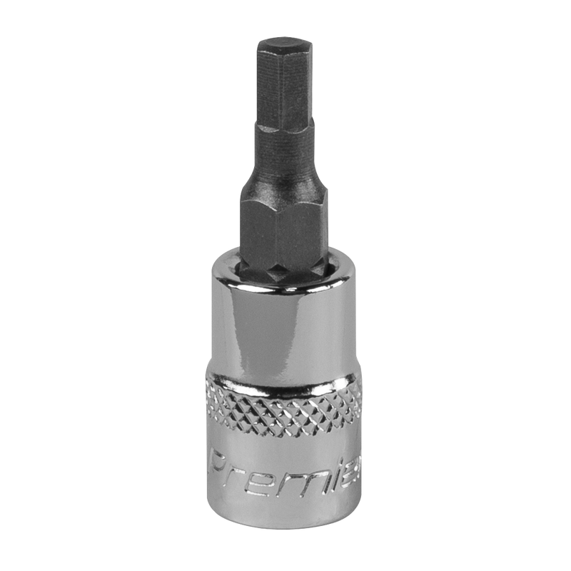 Sealey SBH002 4mm 1/4"Sq Drive Hex Socket Bit