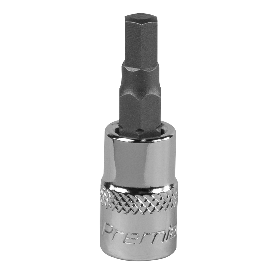 Sealey SBH003 5mm 1/4"Sq Drive Hex Socket Bit