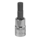 Sealey SBH004 6mm 1/4"Sq Drive Hex Socket Bit