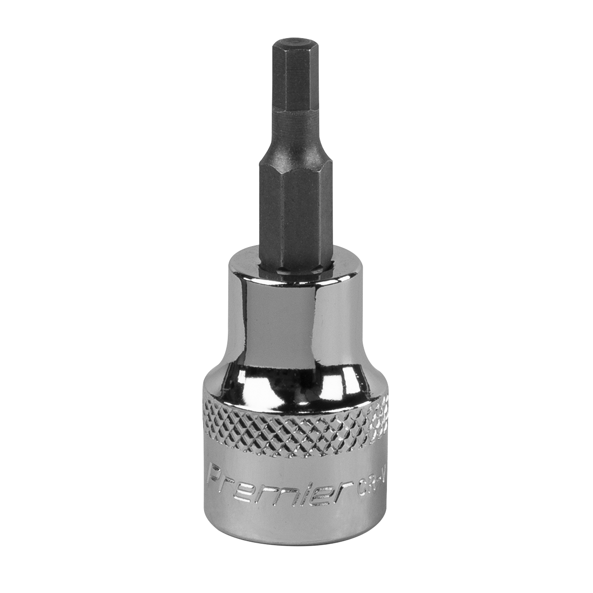 Sealey SBH007 4mm 3/8"Sq Drive Hex Socket Bit