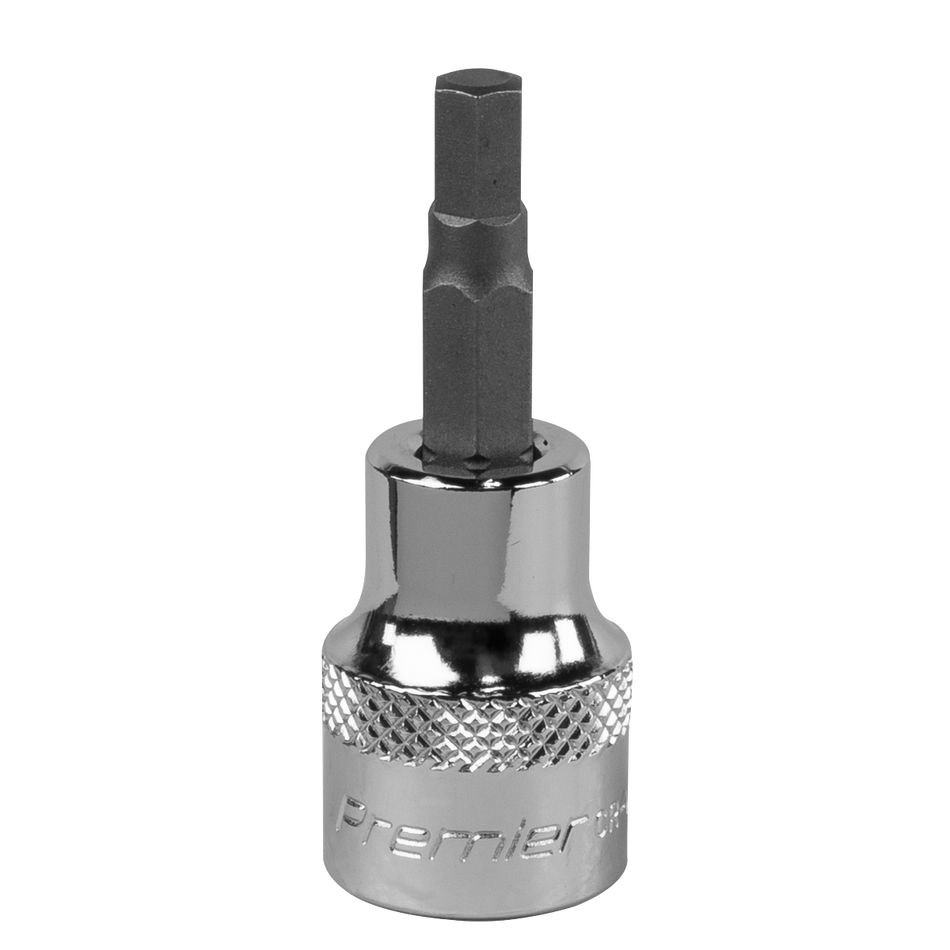 Sealey SBH008 5mm 3/8"Sq Drive Hex Socket Bit