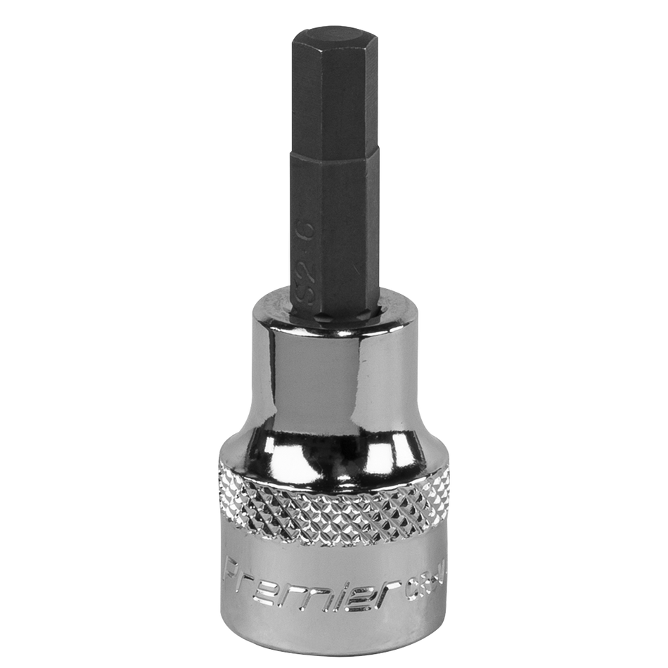 Sealey SBH009 6mm 3/8"Sq Drive Hex Socket Bit