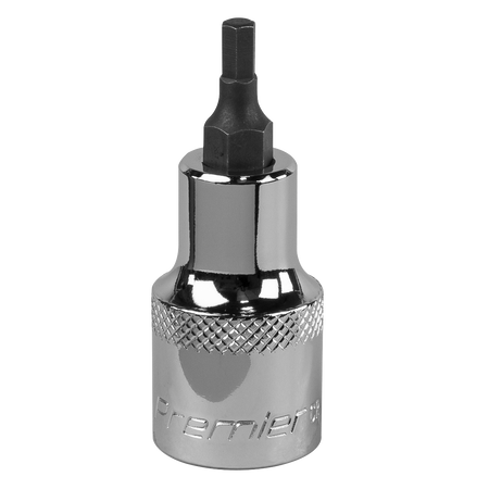 Sealey SBH016 4mm 1/2"Sq Drive Hex Socket Bit