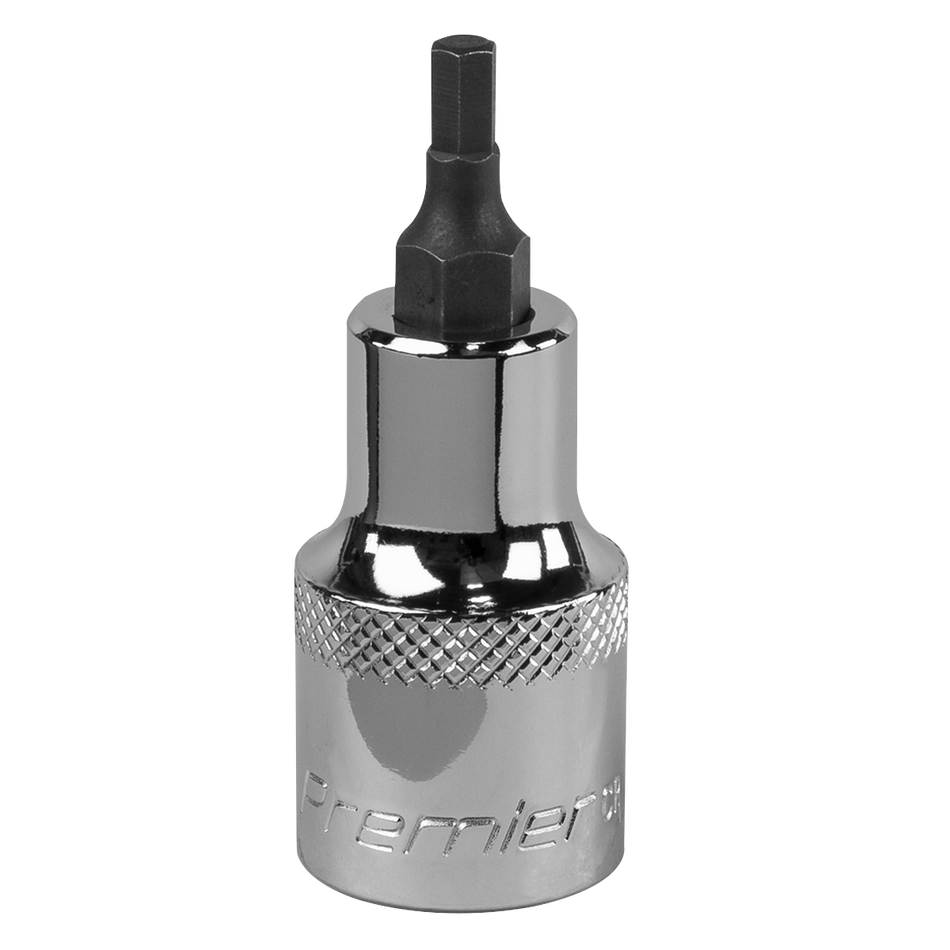 Sealey SBH016 4mm 1/2"Sq Drive Hex Socket Bit