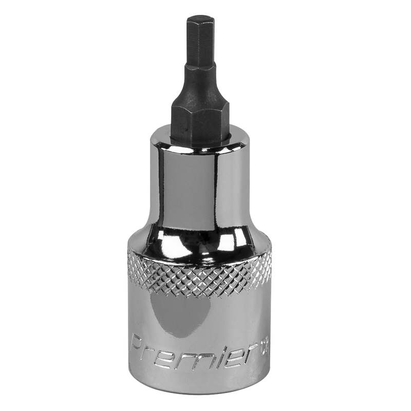 Sealey SBH016 4mm 1/2"Sq Drive Hex Socket Bit