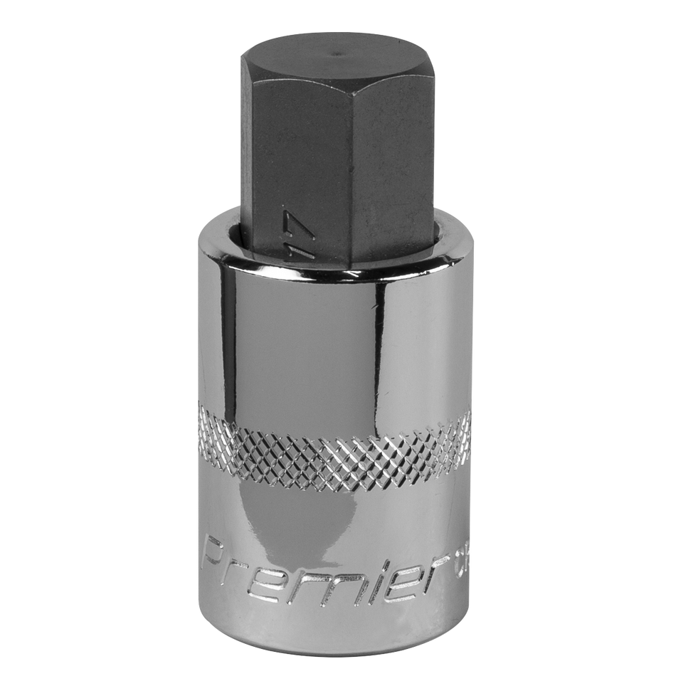 Sealey SBH025 17mm 1/2"Sq Drive Hex Socket Bit