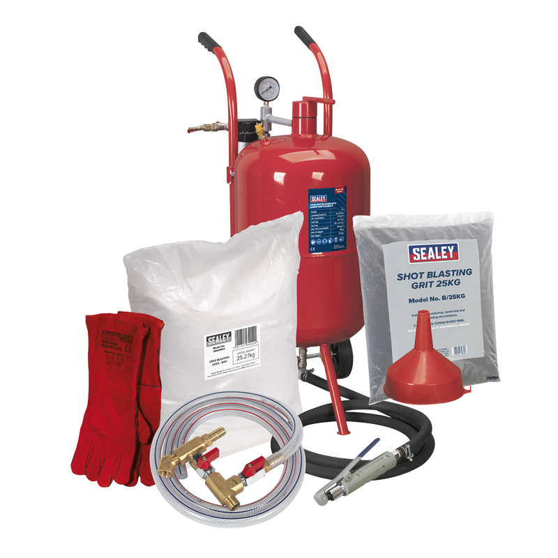 Sealey SBKITA Shot & Soda Blasting Kit