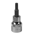Sealey SBS003 M5 3/8"Sq Drive Spline Socket Bit
