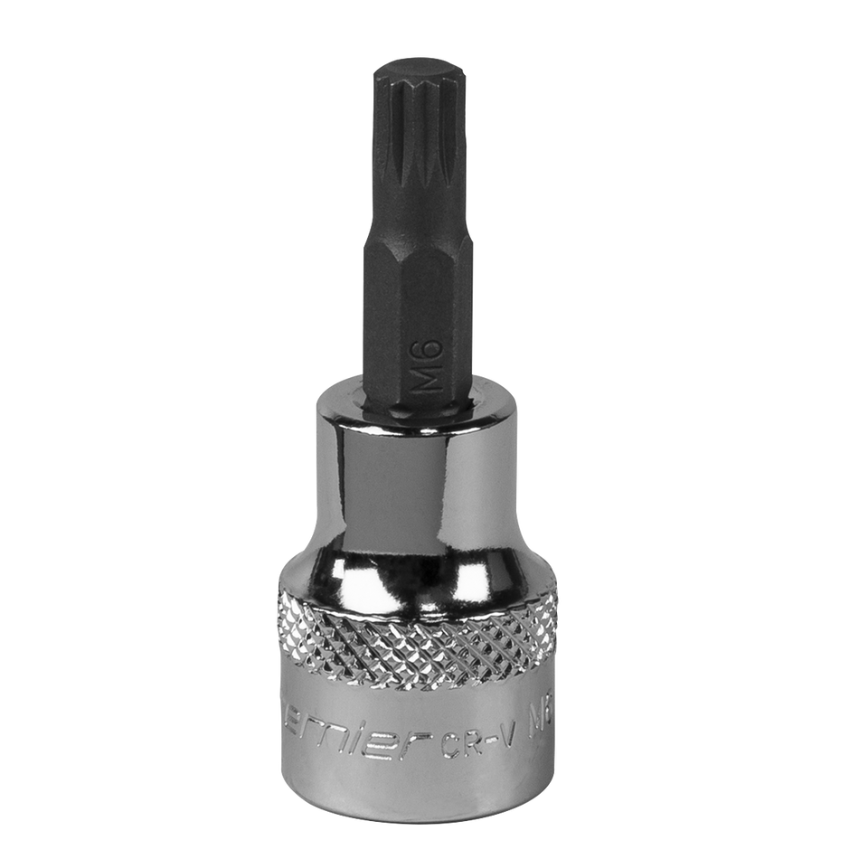 Sealey SBS004 M6 3/8"Sq Drive Spline Socket Bit