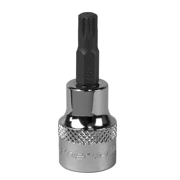 Sealey SBS004 M6 3/8"Sq Drive Spline Socket Bit