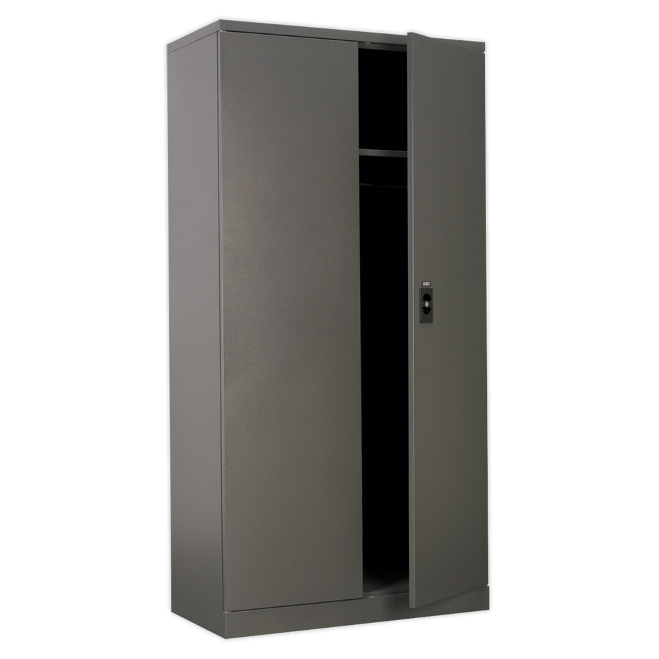 Sealey SC02 4 Shelf 2 Door Floor Cabinet plus Hanging Rail