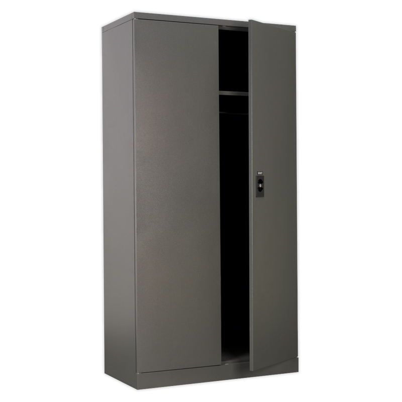 Sealey SC02 4 Shelf 2 Door Floor Cabinet plus Hanging Rail
