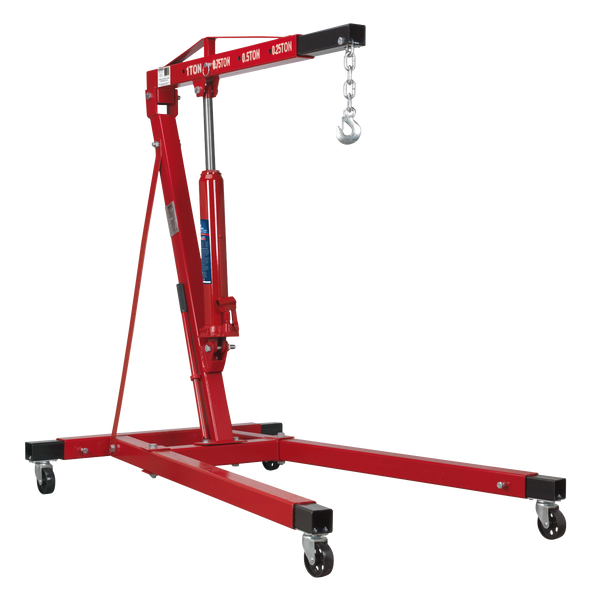 Sealey SC10LR 1tonne Long Reach Engine Crane with Extendable Legs