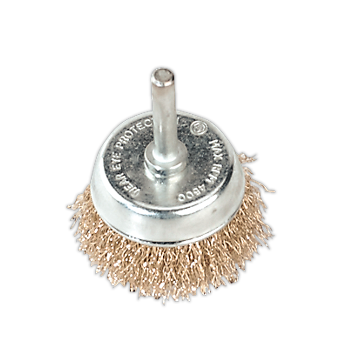Sealey SCB50 50mm Wire Cup Brush with 6mm Shaft
