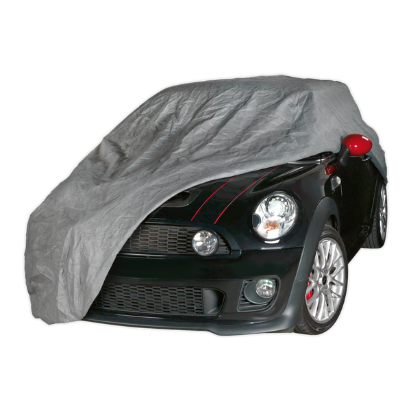 Sealey SCCS 3-Layer All Seasons Car Cover - Small