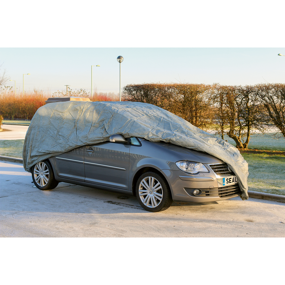 Sealey SCCS 3-Layer All Seasons Car Cover - Small