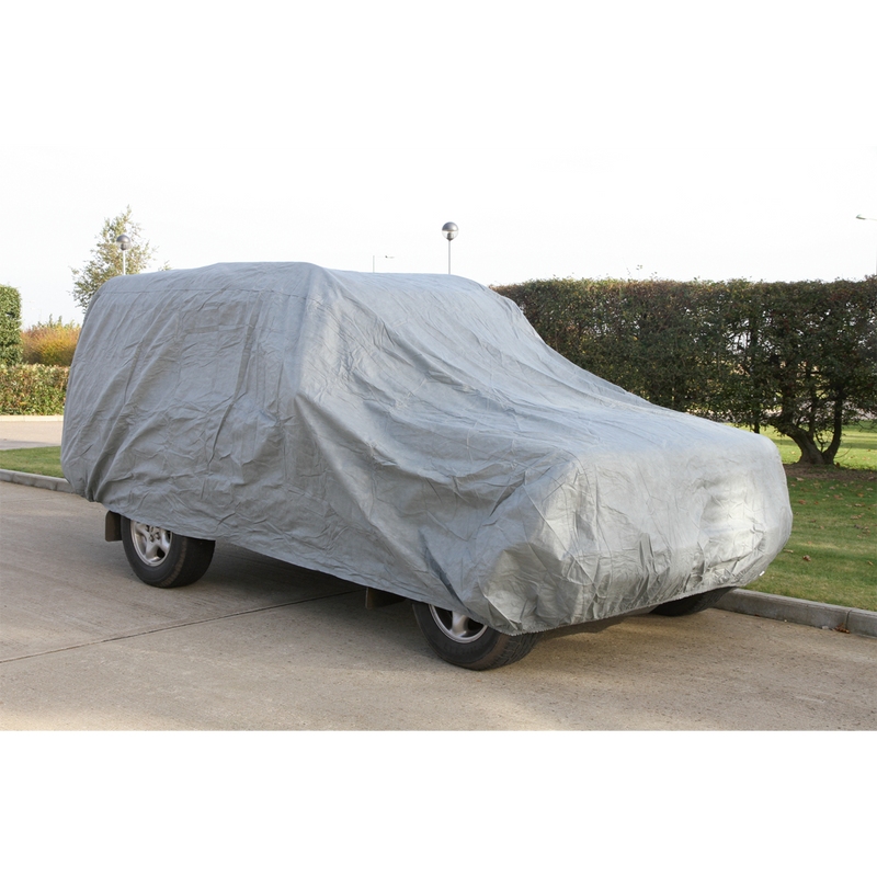 Sealey SCCL 3-Layer All Seasons Car Cover - Large