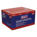 Sealey SCP1601 69gsm Multipurpose Paper Wipes in Dispenser Box - Creped Turquoise - 160 Sheets