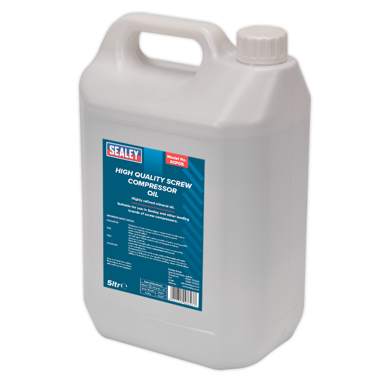 Sealey SCPO5 5L Screw Compressor Oil